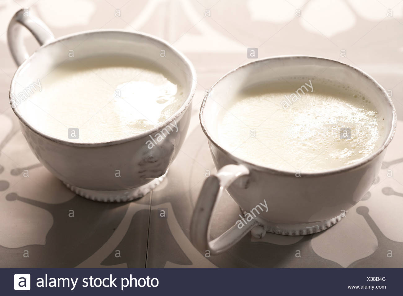 Two Cups Of Milk Stock Photo Alamy Two Cups Of Milk Stock Photo Alamy