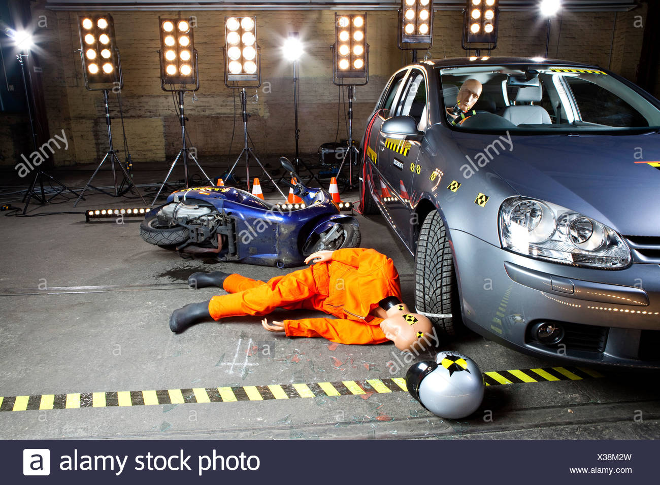 Crashed Scooter High Resolution Stock Photography and Images Alamy