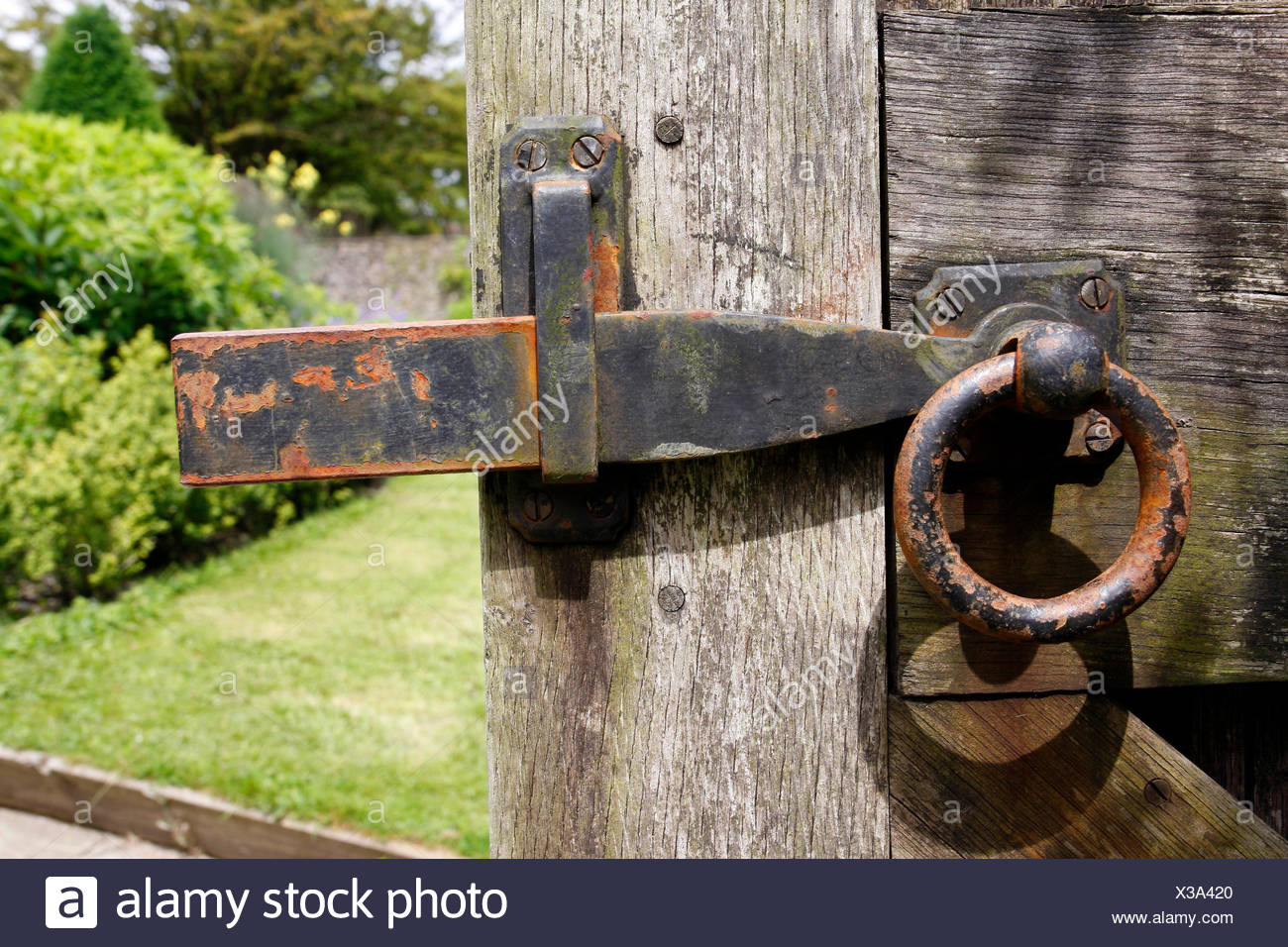 Gate Latch High Resolution Stock Photography and Images Alamy