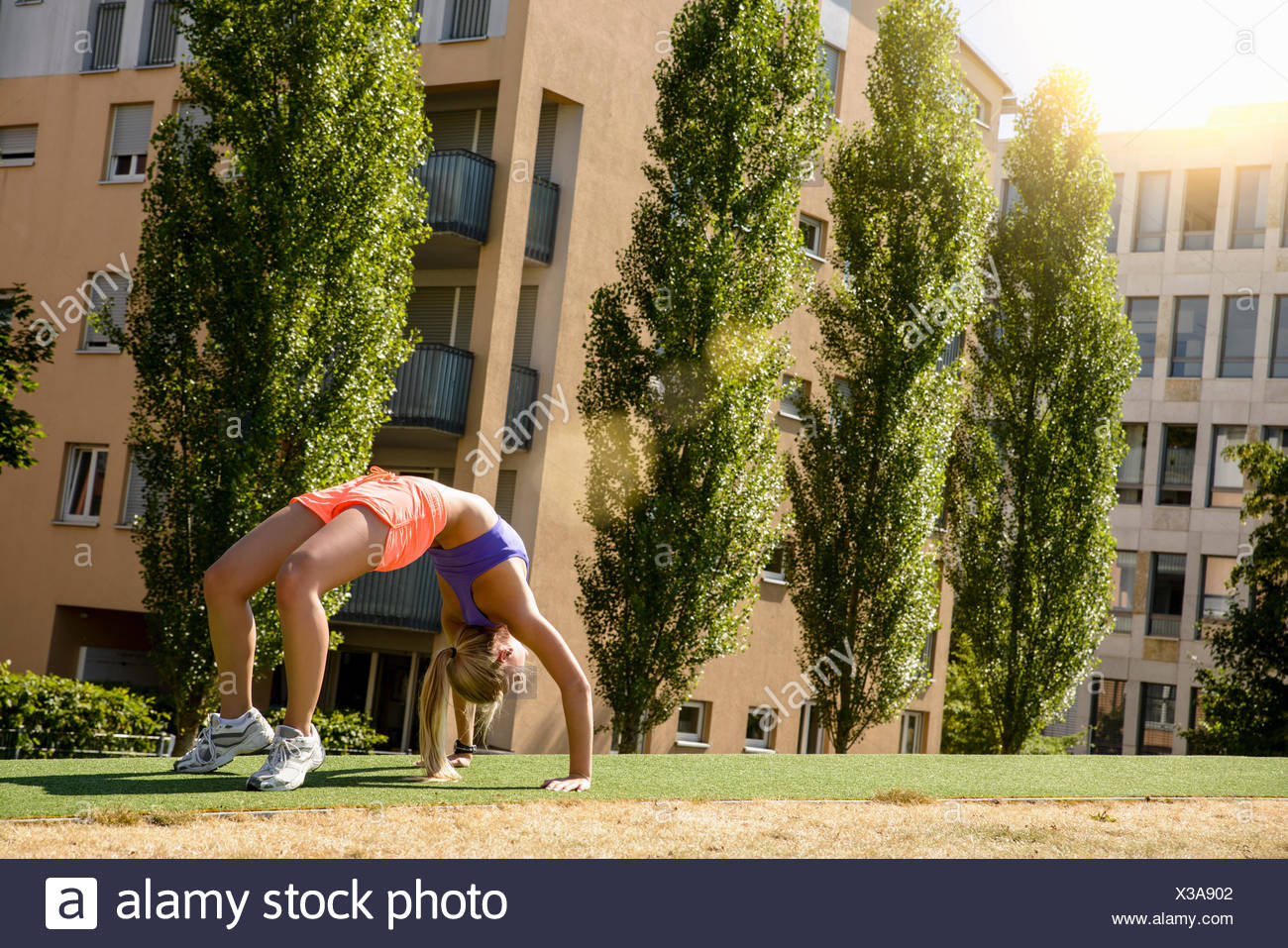 Bent Over Backwards High Resolution Stock Photography and Images - Alamy