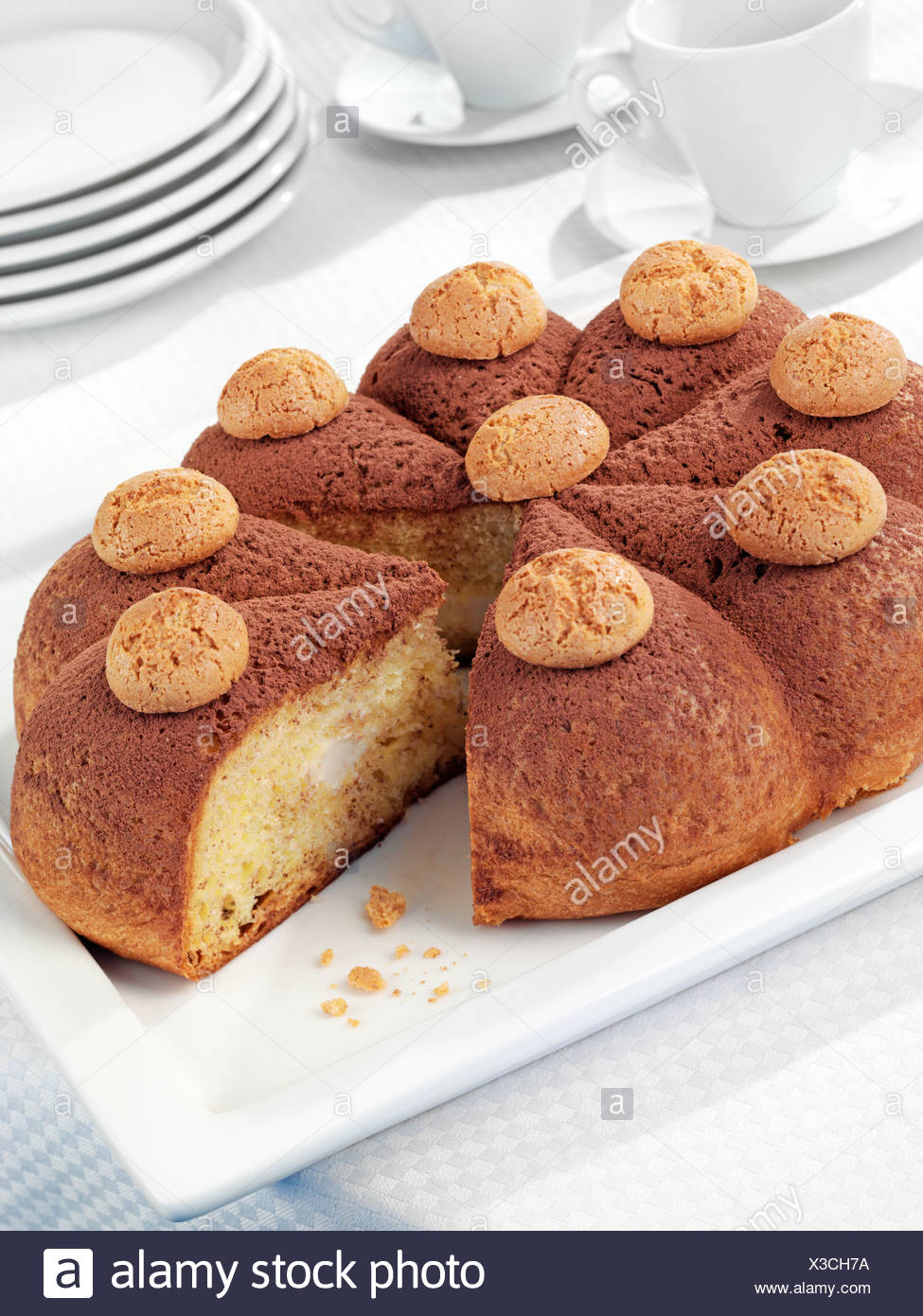 Italian Torta Cappuccino High Resolution Stock Photography And Images Alamy