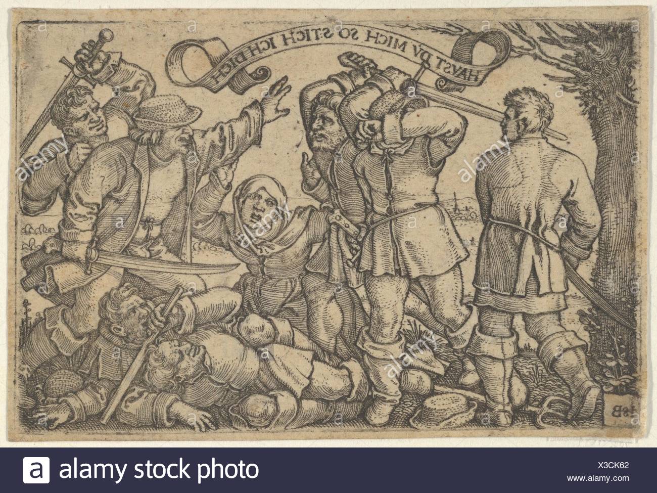 Artist: Sebald Beham (German, Nuremberg 1500-1550 Frankfurt); Date: 1531-50; Medium: Engraving; second state of two (Pauli);