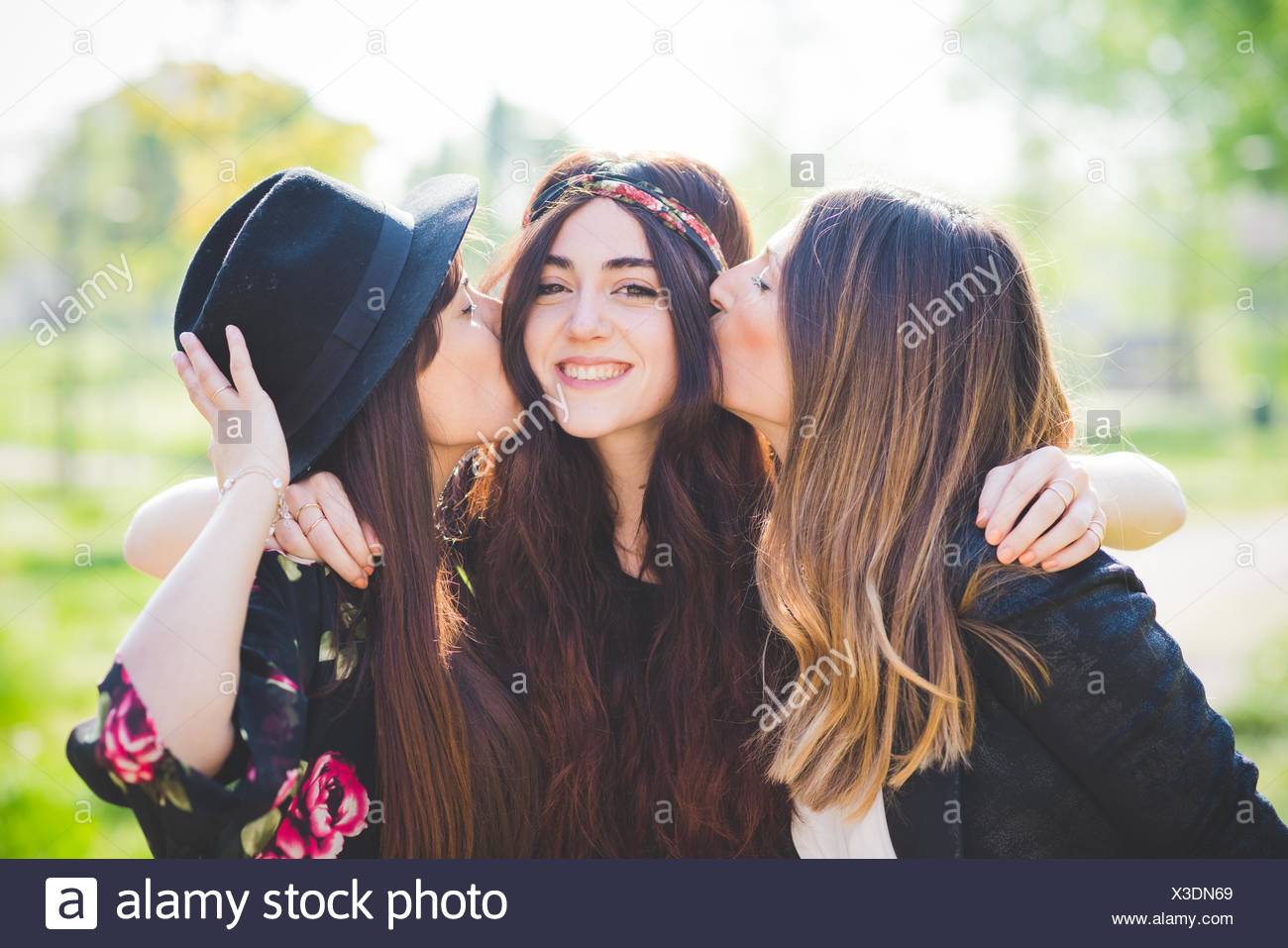 Kissing Cheek High Resolution Stock Photography and Images - Alamy