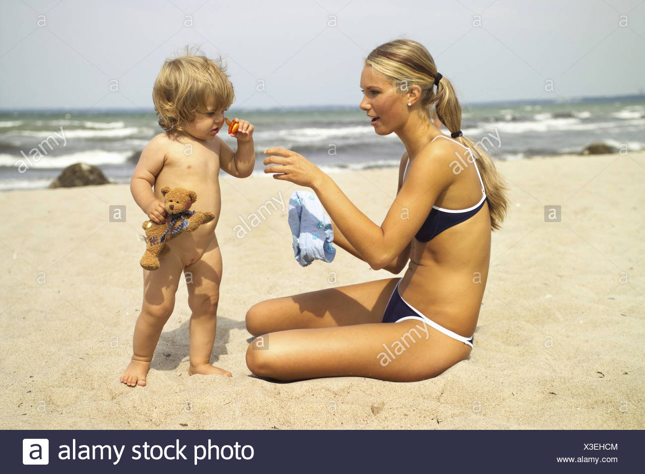 beautiful bikinis on the beach