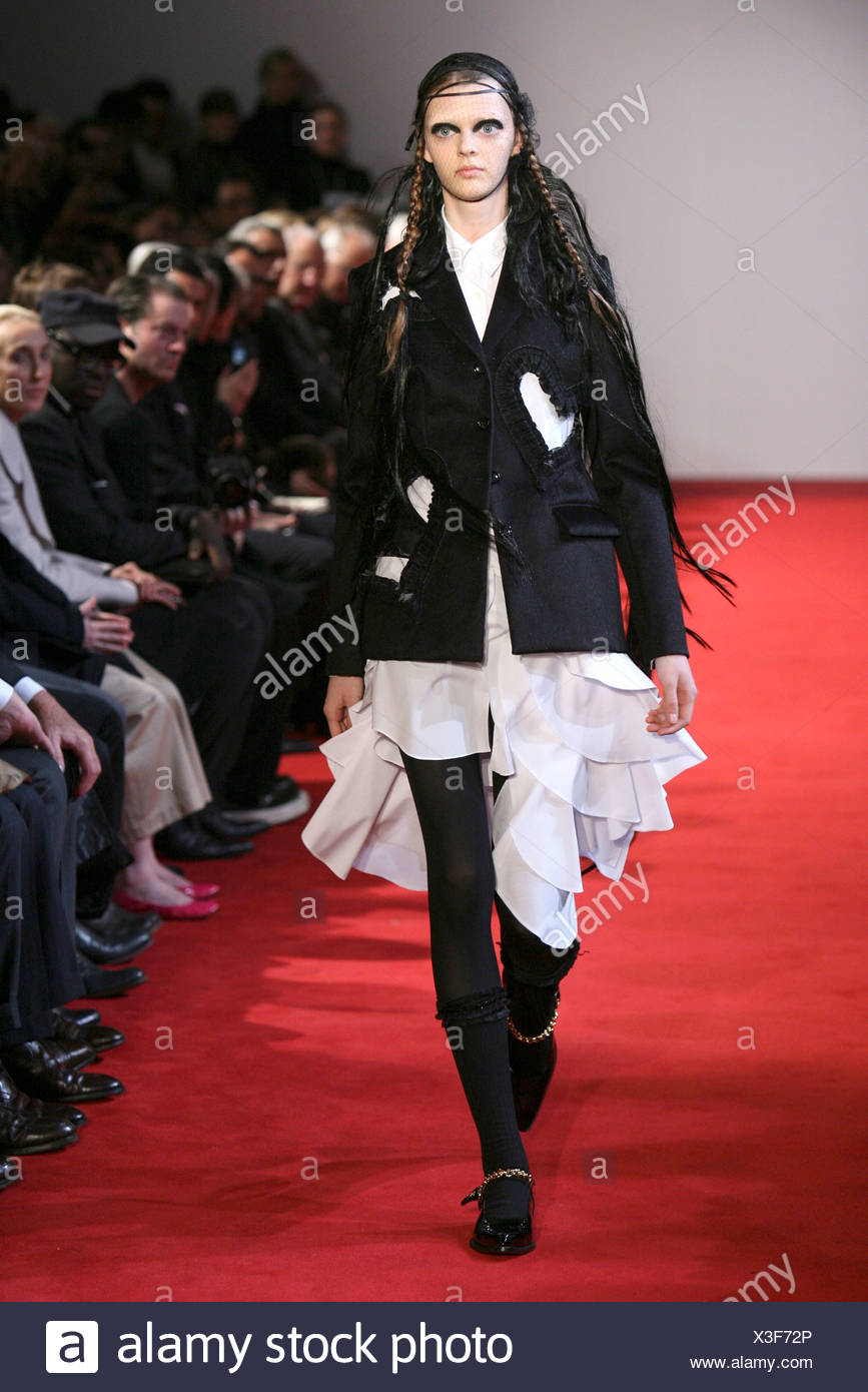 comme des garcons white jacket