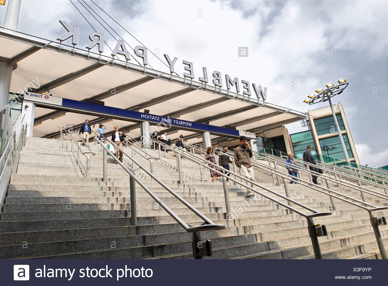 Wembley Park Tube Station High Resolution Stock Photography and Images