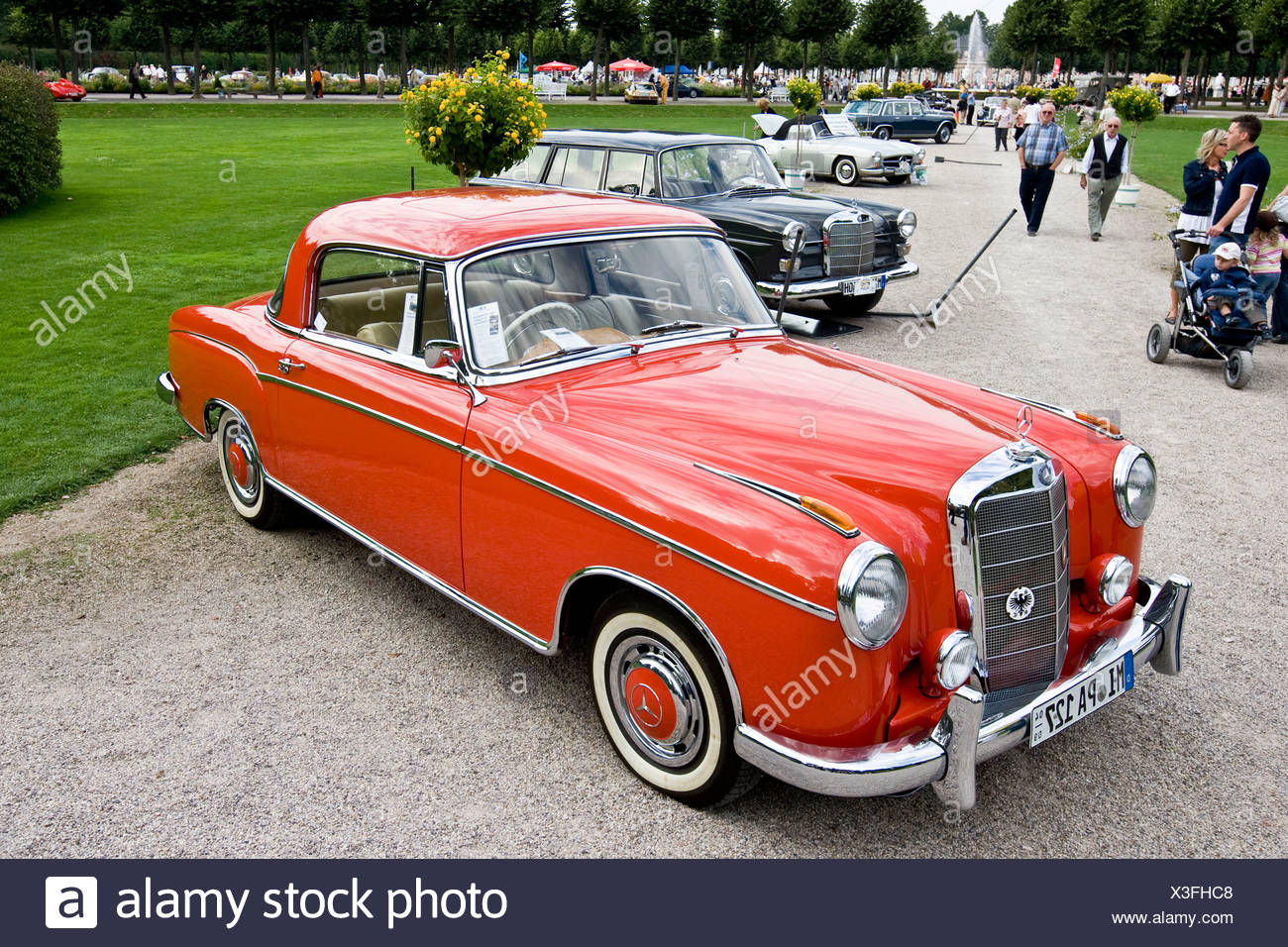 Mercedes Benz Deutschland Vintage Car Gala Schwetzingen Baden Wuerttemberg Germany Stock Photo Alamy
