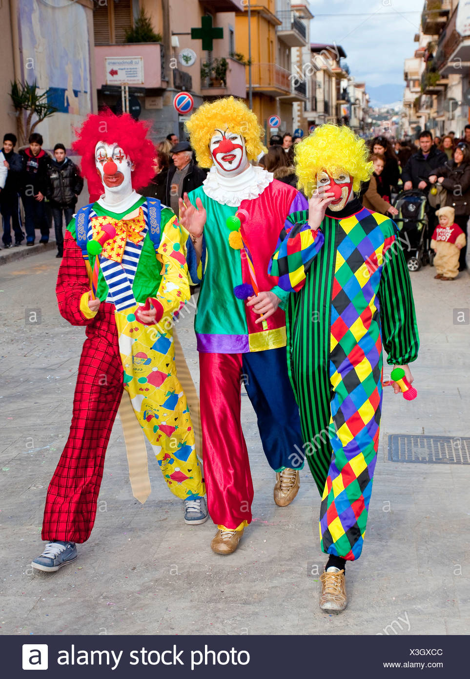 three-men-dressed-up-as-clowns-carnival-