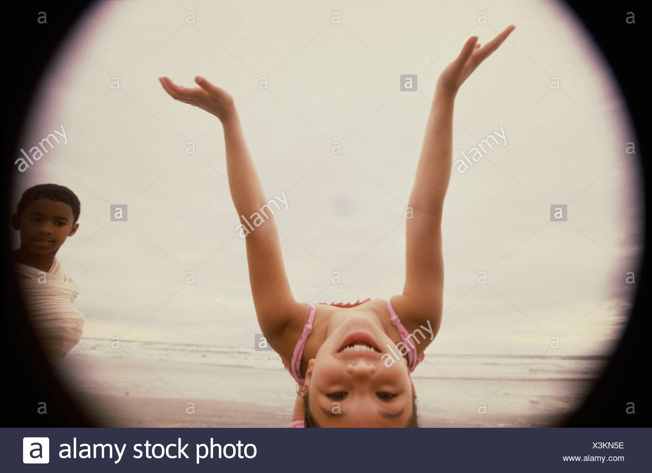 Girl Bending Over Backwards High Resolution Stock Photography and ...