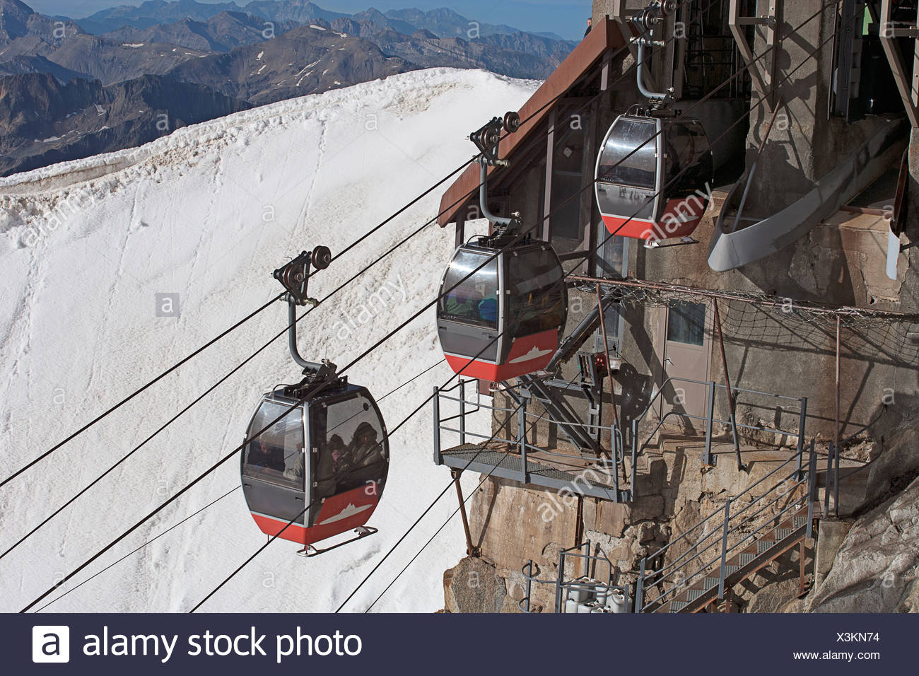 Mont Blanc Cable Car High Resolution Stock Photography and Images Alamy
