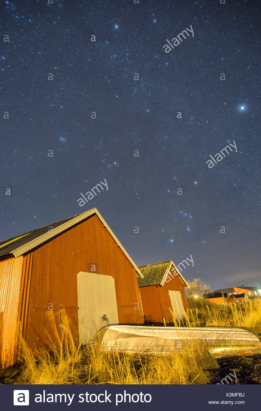 Typical Houses Of The Fishermen Under The Stars Froya Island