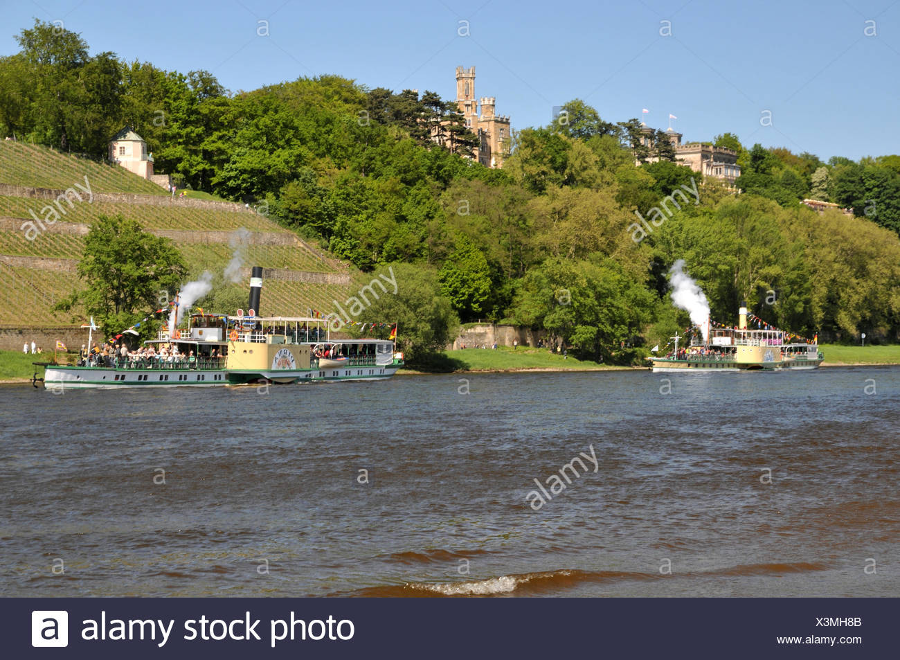 Steam Paddle Boat Stock Photos &amp; Steam Paddle Boat Stock ...