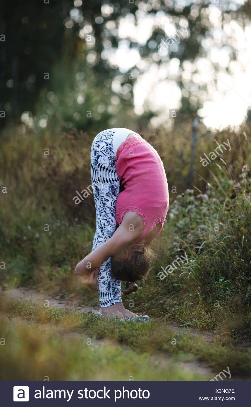 Beautiful Girl Bending Down High Resolution Stock Photography and ...