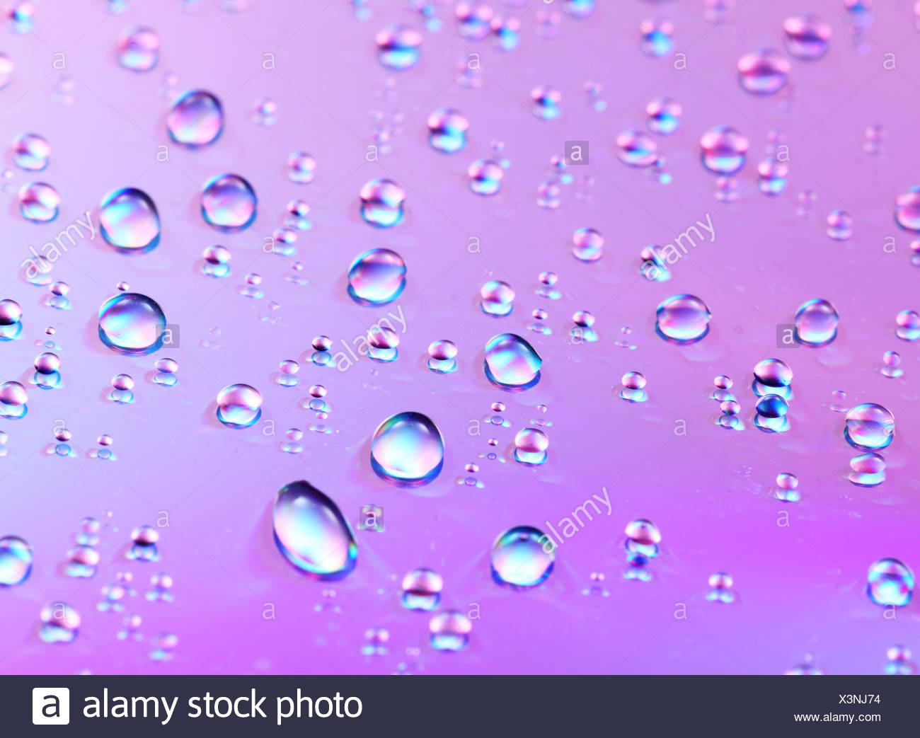 Water Droplet Background Stock Photo Alamy
