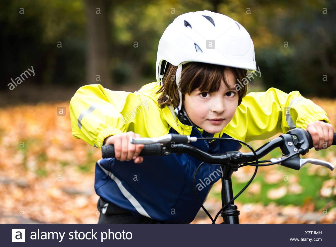 Boy Wearing Cycling Helmet Stock Photos & Boy Wearing Cycling Helmet Stock Images Alamy