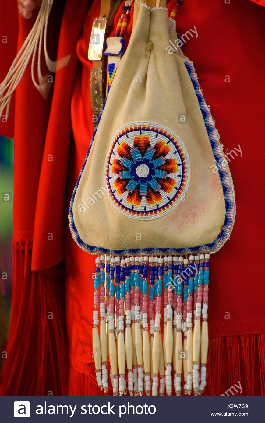 native american beaded purse
