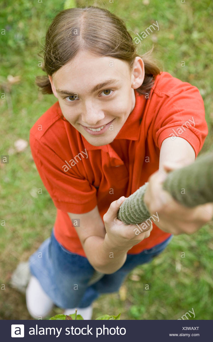 Climbing A Rope High Resolution Stock Photography and Images Alamy