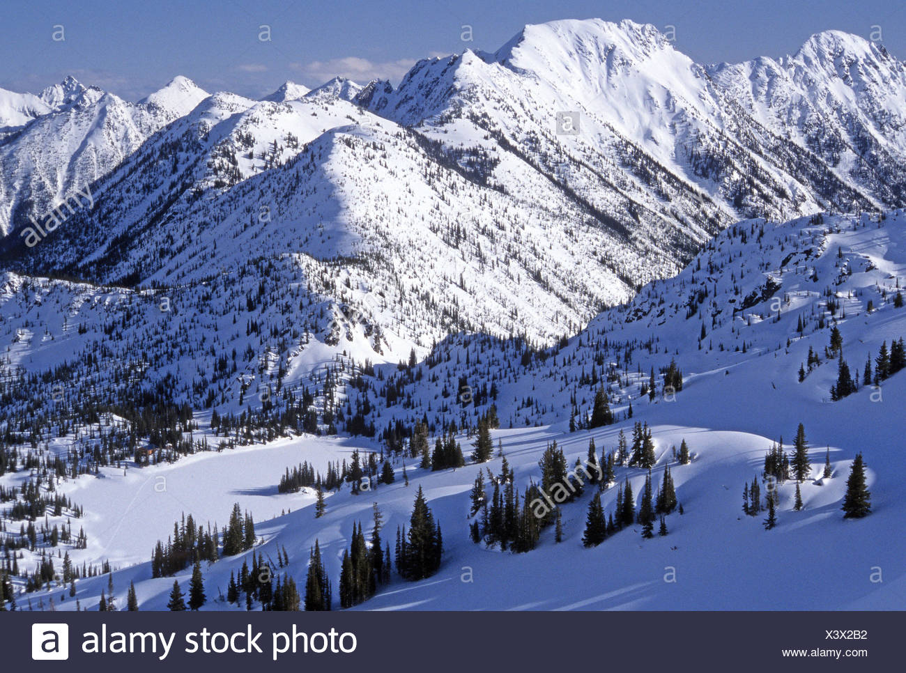 Kokanee Glacier Backcountry Hut In Winter Stock Photo 277782486