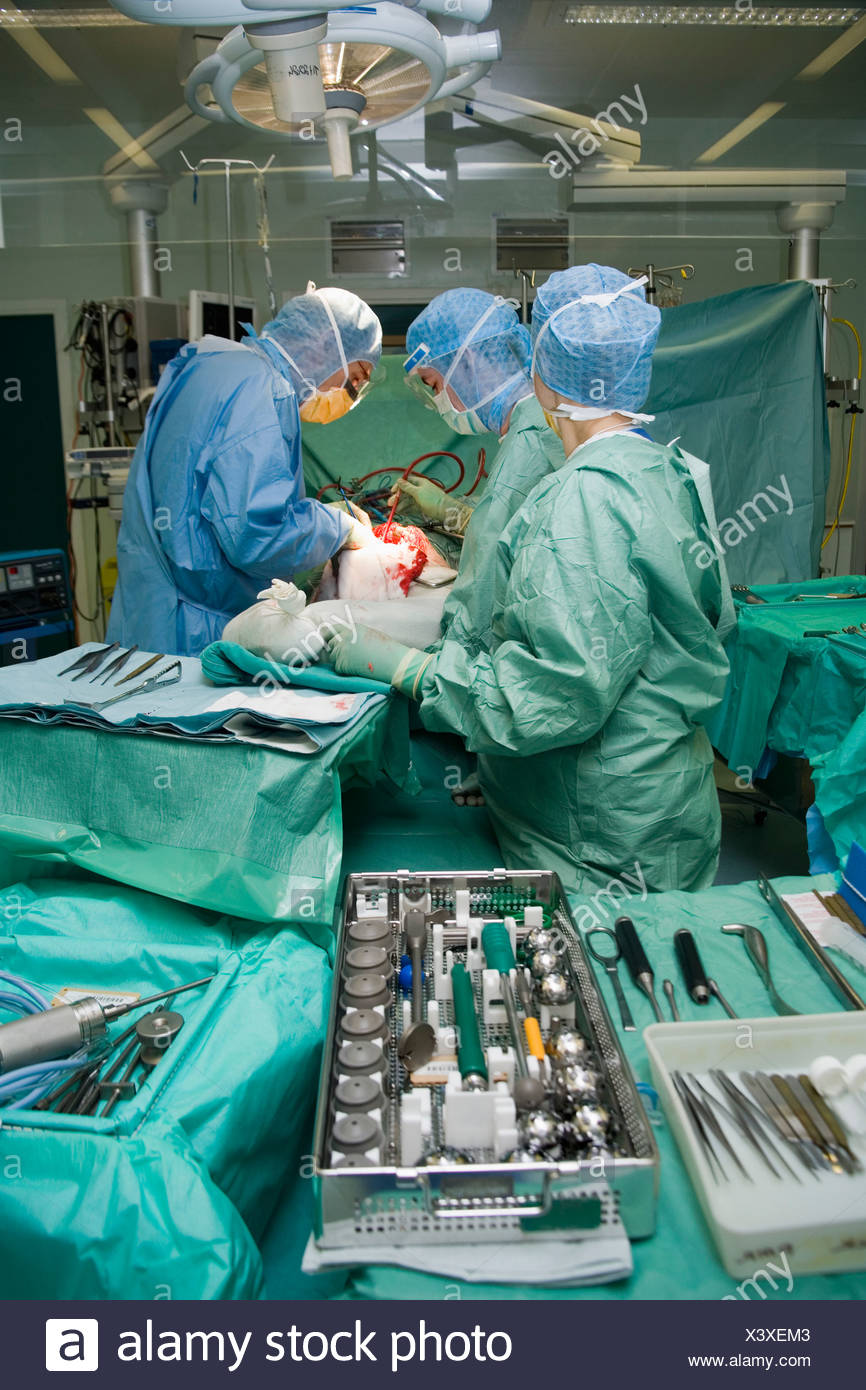 Hip Replacement Surgery Stock Photos & Hip Replacement Surgery Stock