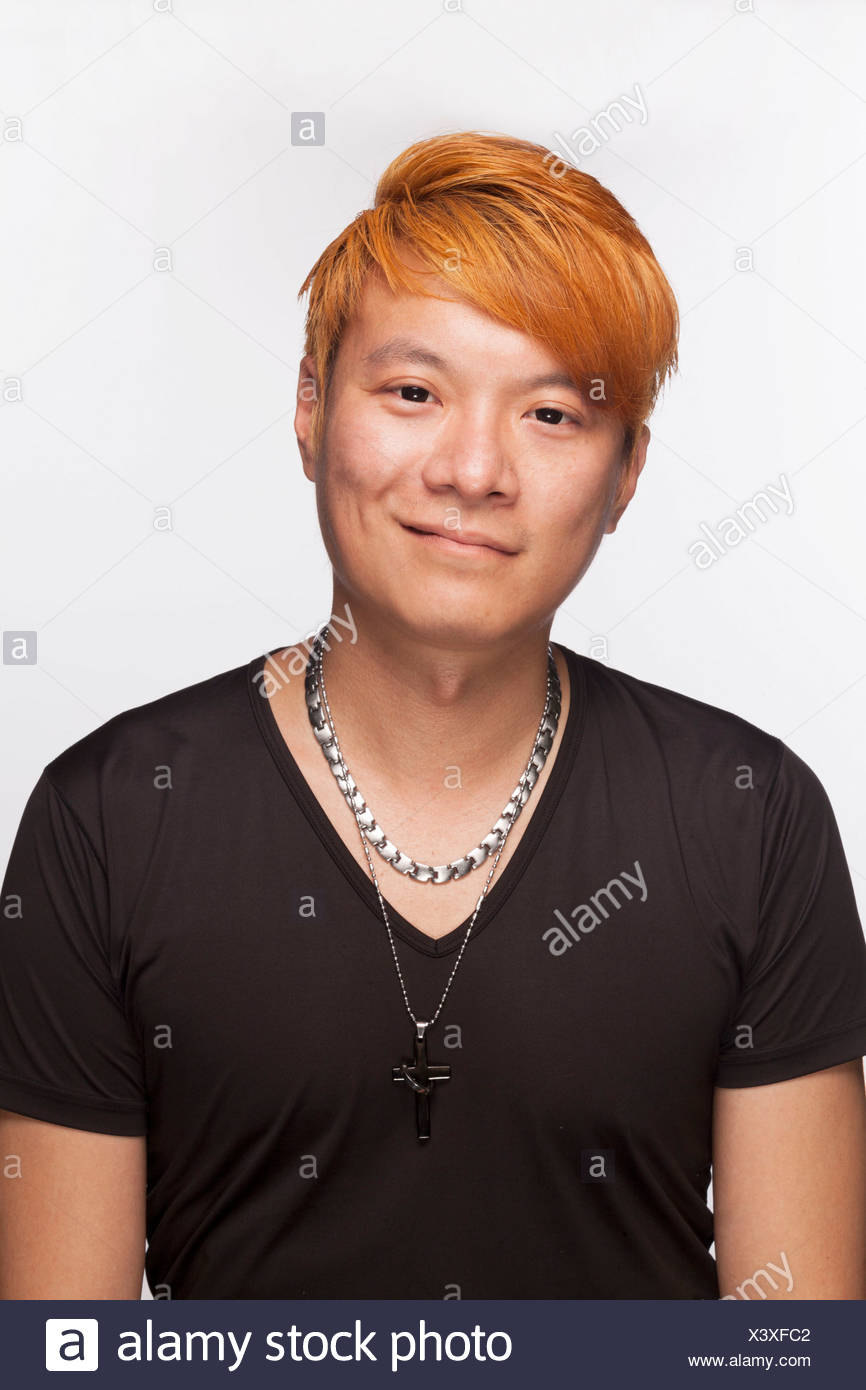 Chinese blonden schwarzer haaren mit Süße Frau