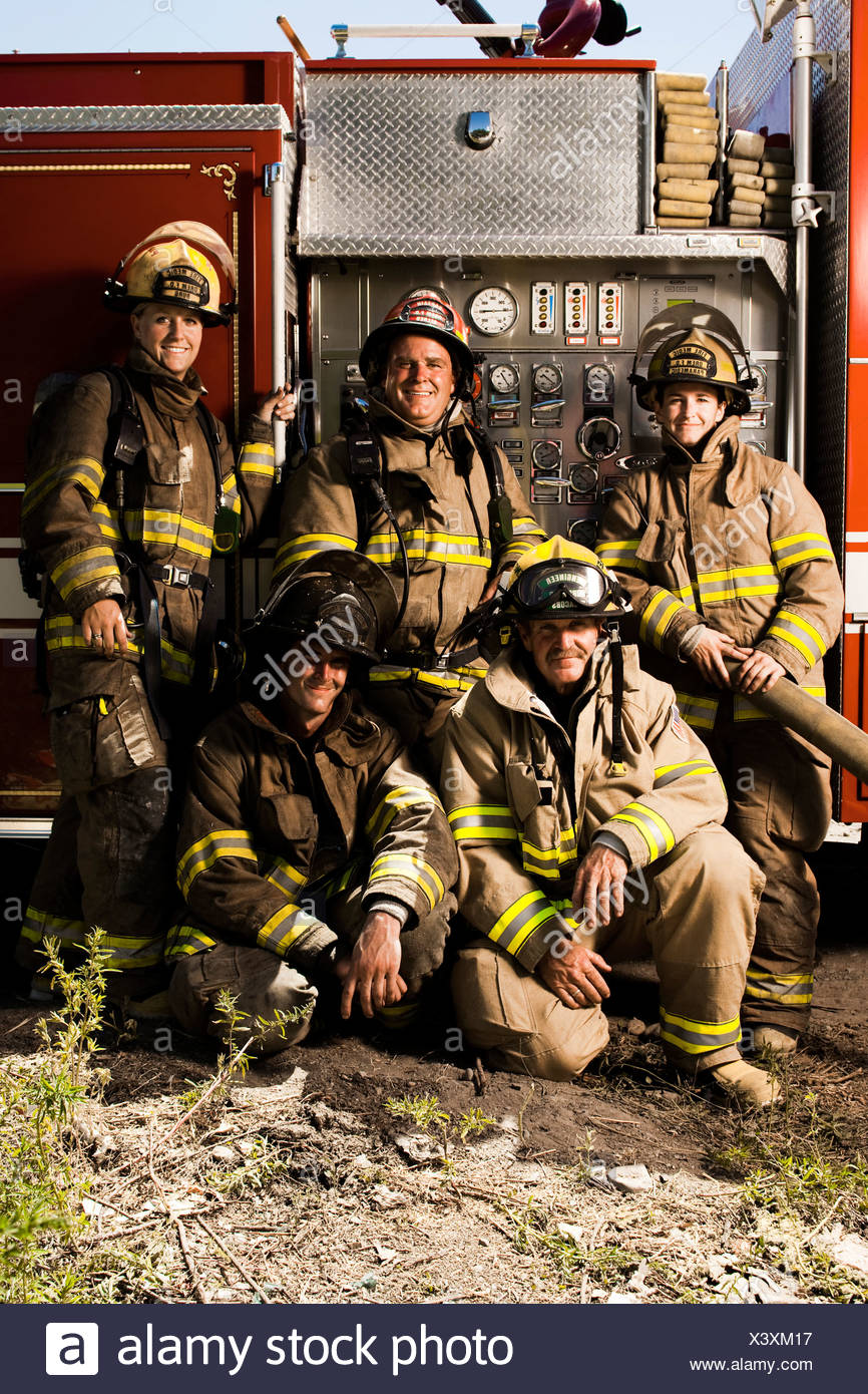 Firemen Group Stock Photos & Firemen Group Stock Images Alamy