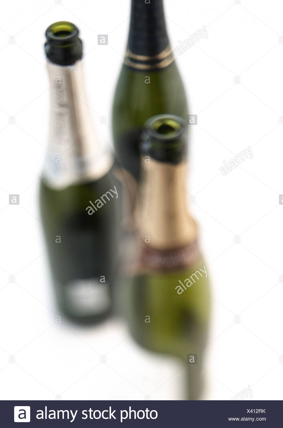 Empty Champagne Bottles High Resolution Stock Photography and Images