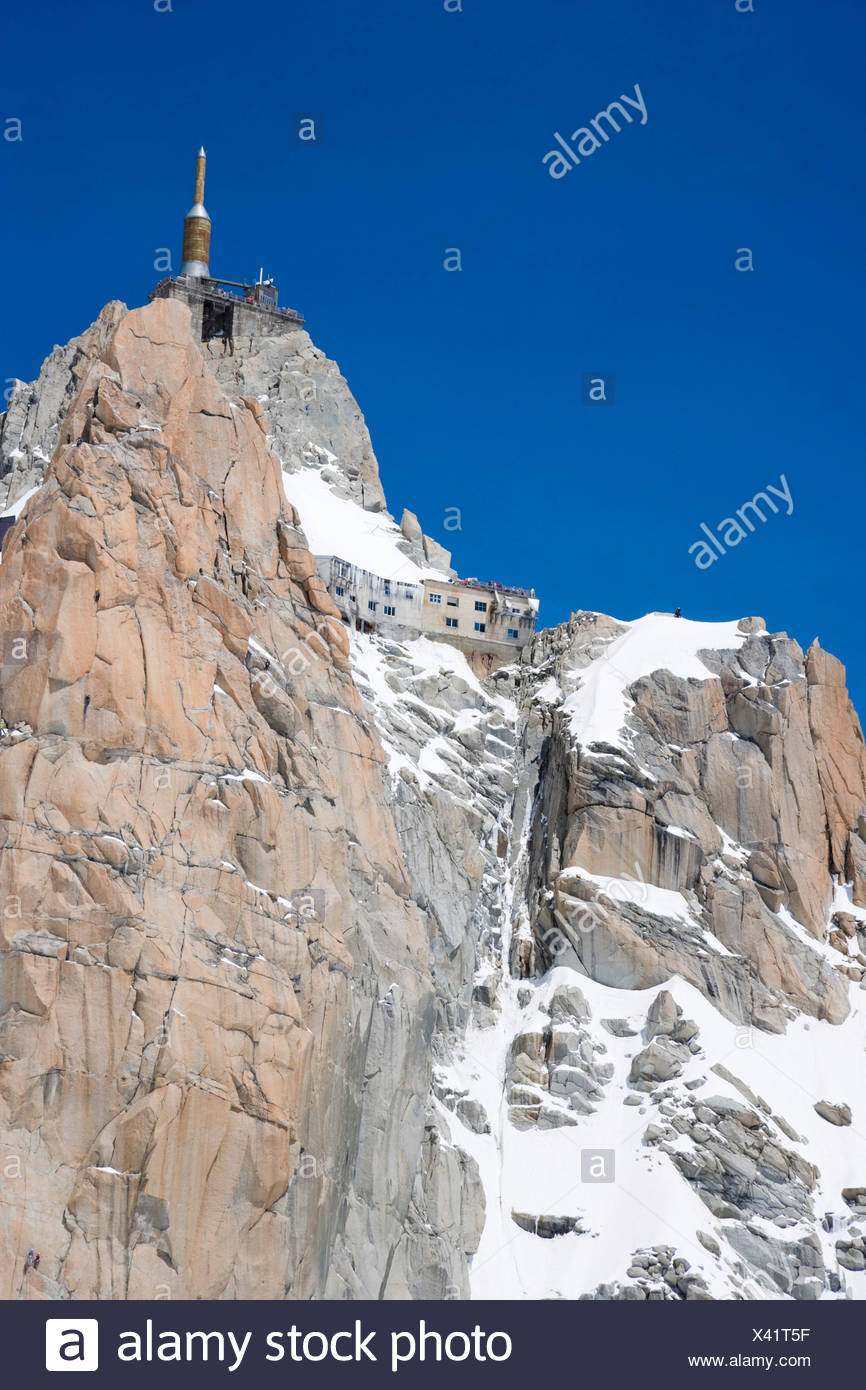 Aiguille Du Midi Chamonix Mont Blanc High Resolution Stock Photography ...