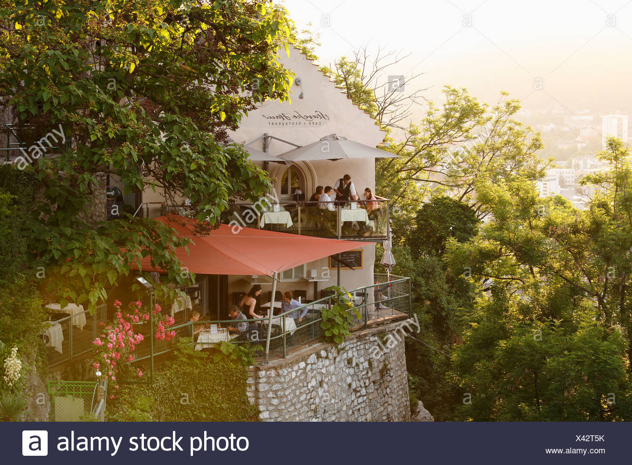 Starcke Haus Restaurant On Schlossberg Castle Hill Graz Styria