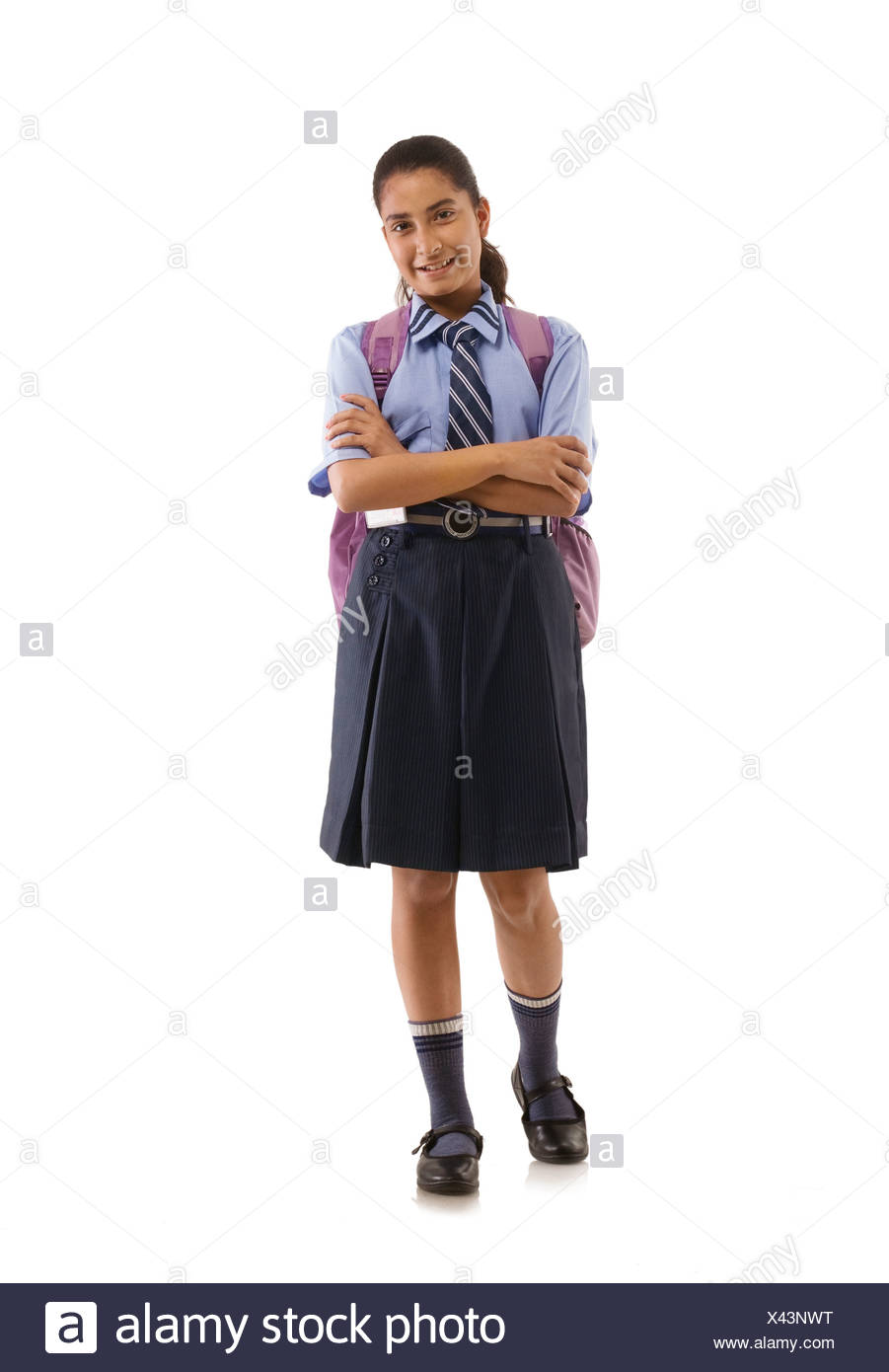 School Girl Uniform Skirt High Resolution Stock Photography and Images ...