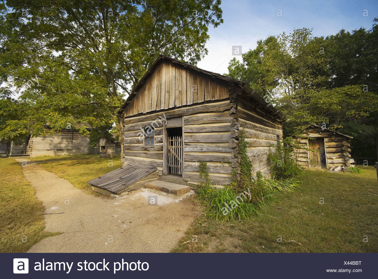 Usa Illinois Lincoln S New Salem State Historic Site Stock Photo