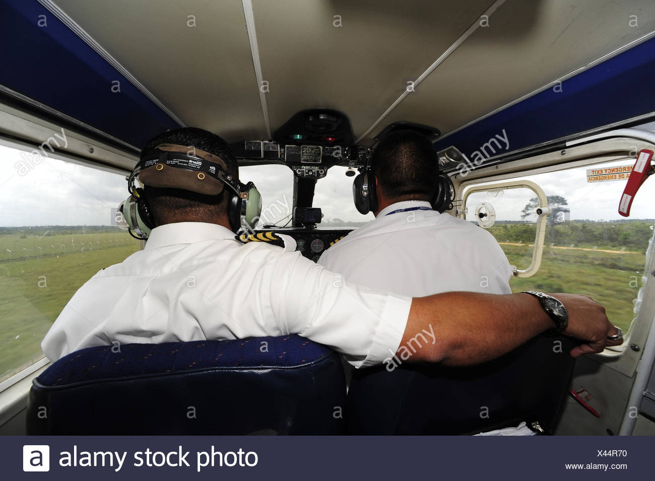 Two Pilots Plane High Resolution Stock Photography and Images - Alamy