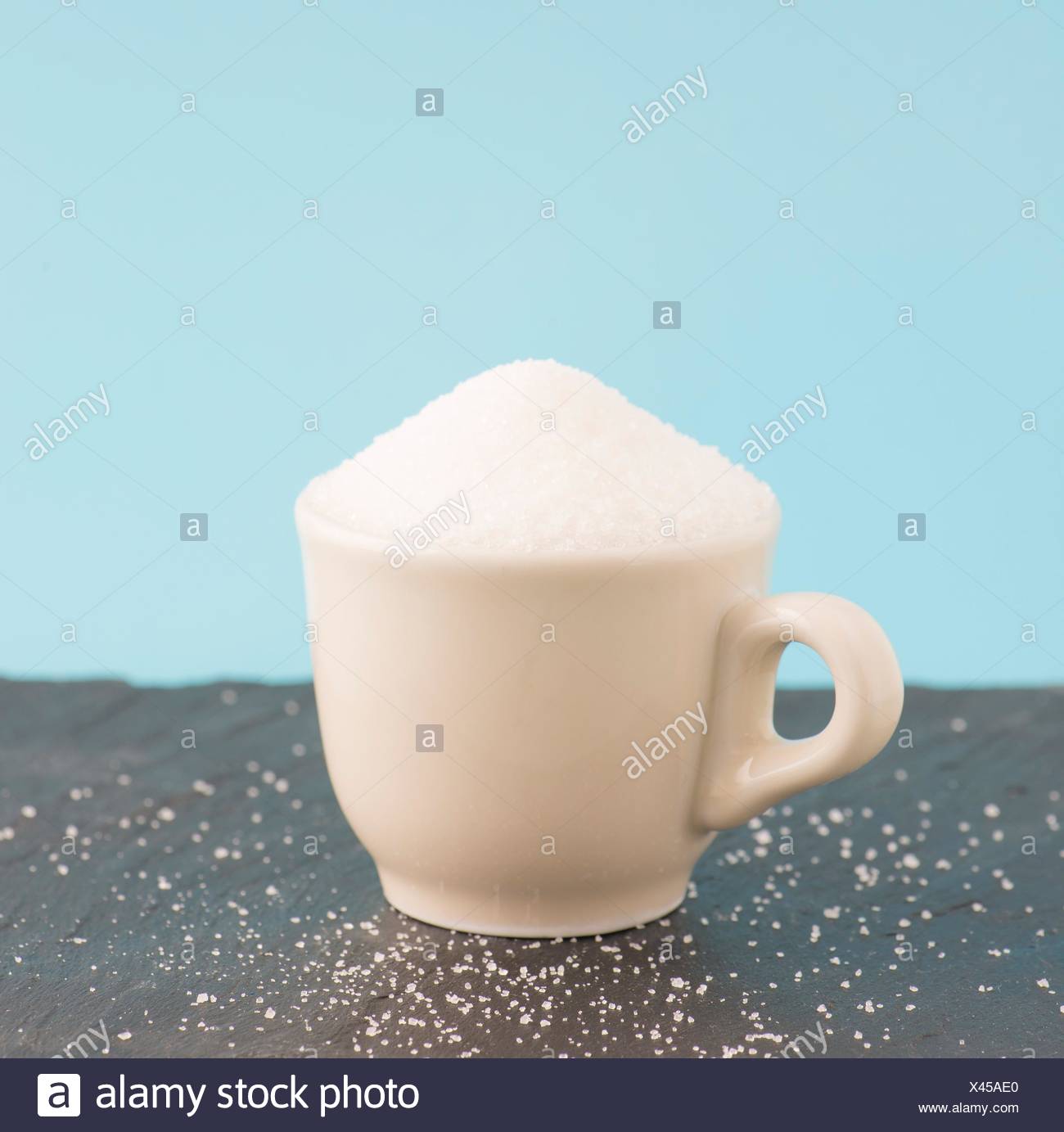 Download Cup Full Of Sugar Conceptual Image Of Using Too Much Sweetener And Unhealthy Eating And Drinking Stock Photo Alamy PSD Mockup Templates