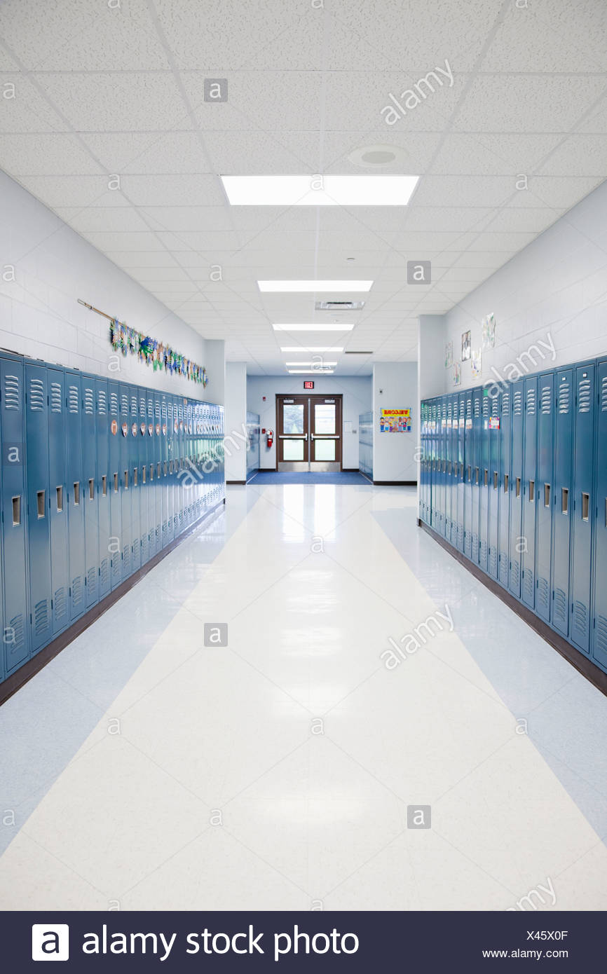 School Corridor Empty High Resolution Stock Photography and Images - Alamy