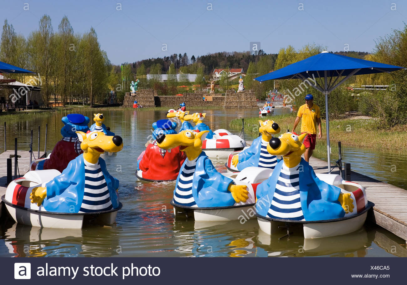 The Ravensburger Spieleland Amusement Park Near Ravensburg Baden Wuerttemberg Germany Stock Photo Alamy