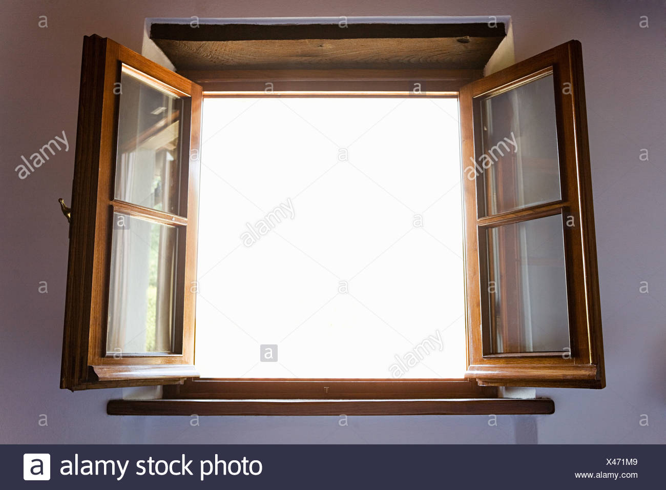 Open window Stock Photo