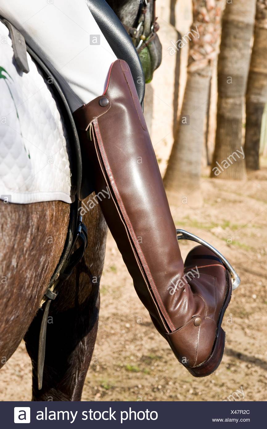 Riding Boots And Stirrup Stock Photos & Riding Boots And Stirrup Stock