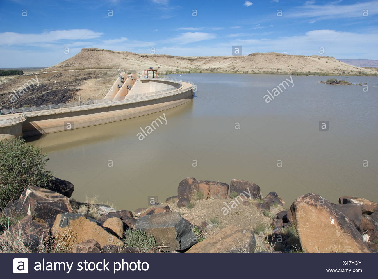 Reservoir Lake Stock Photo