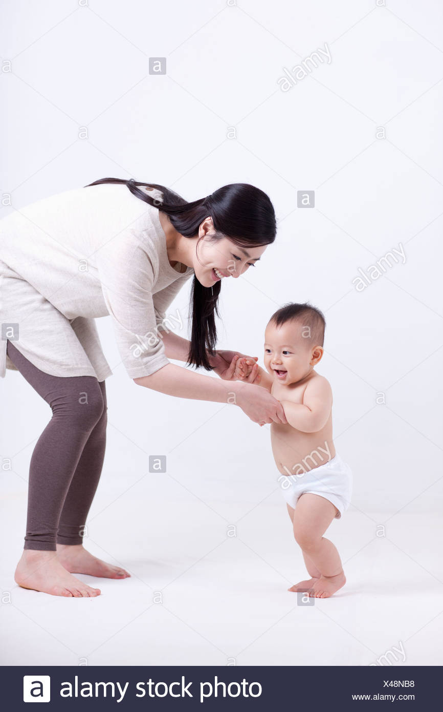teaching kids to walk