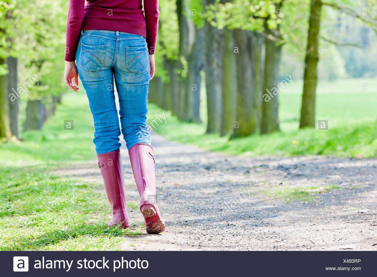 women wearing rubber boots