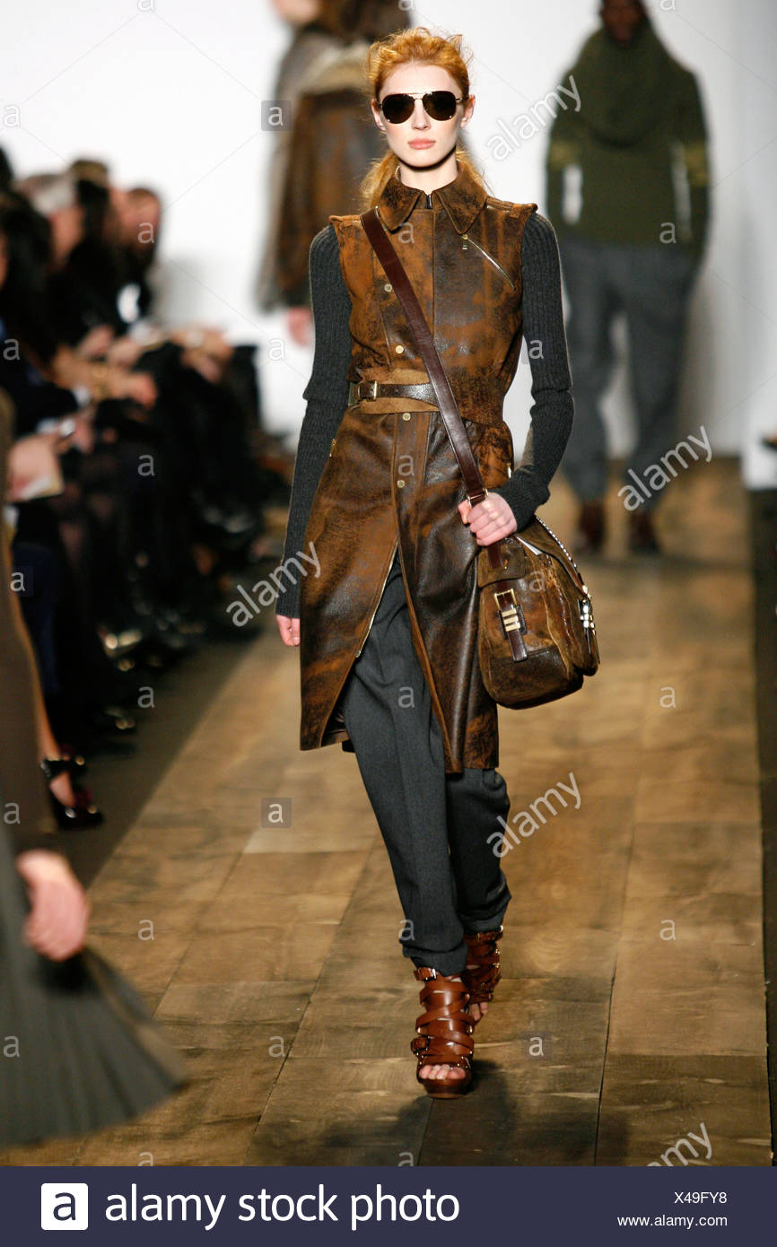 michael kors knee length coat