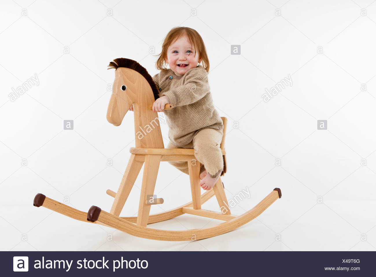 baby girl rocking horse