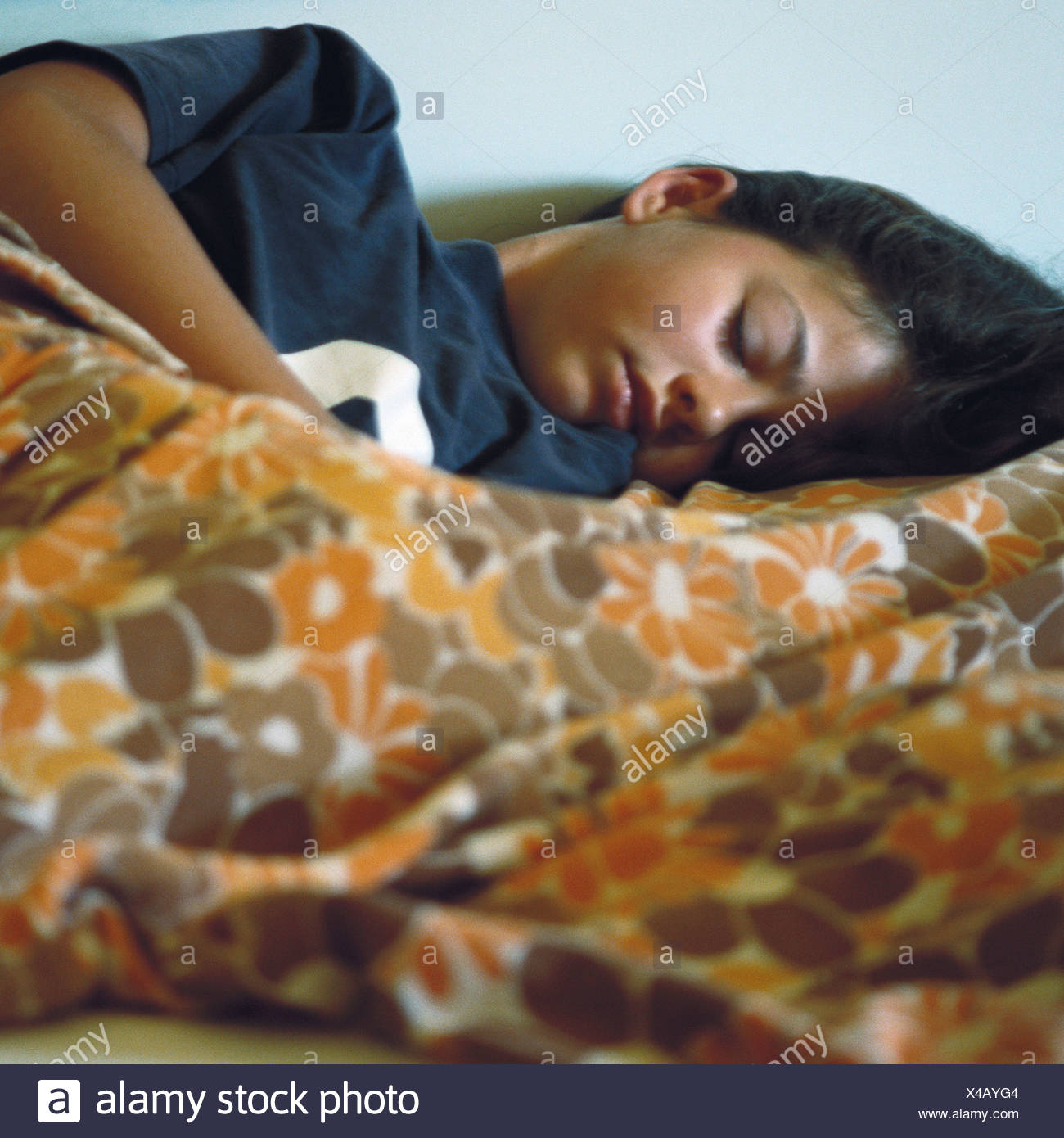 Under Covers Bed Asleep High Resolution Stock Photography and Images