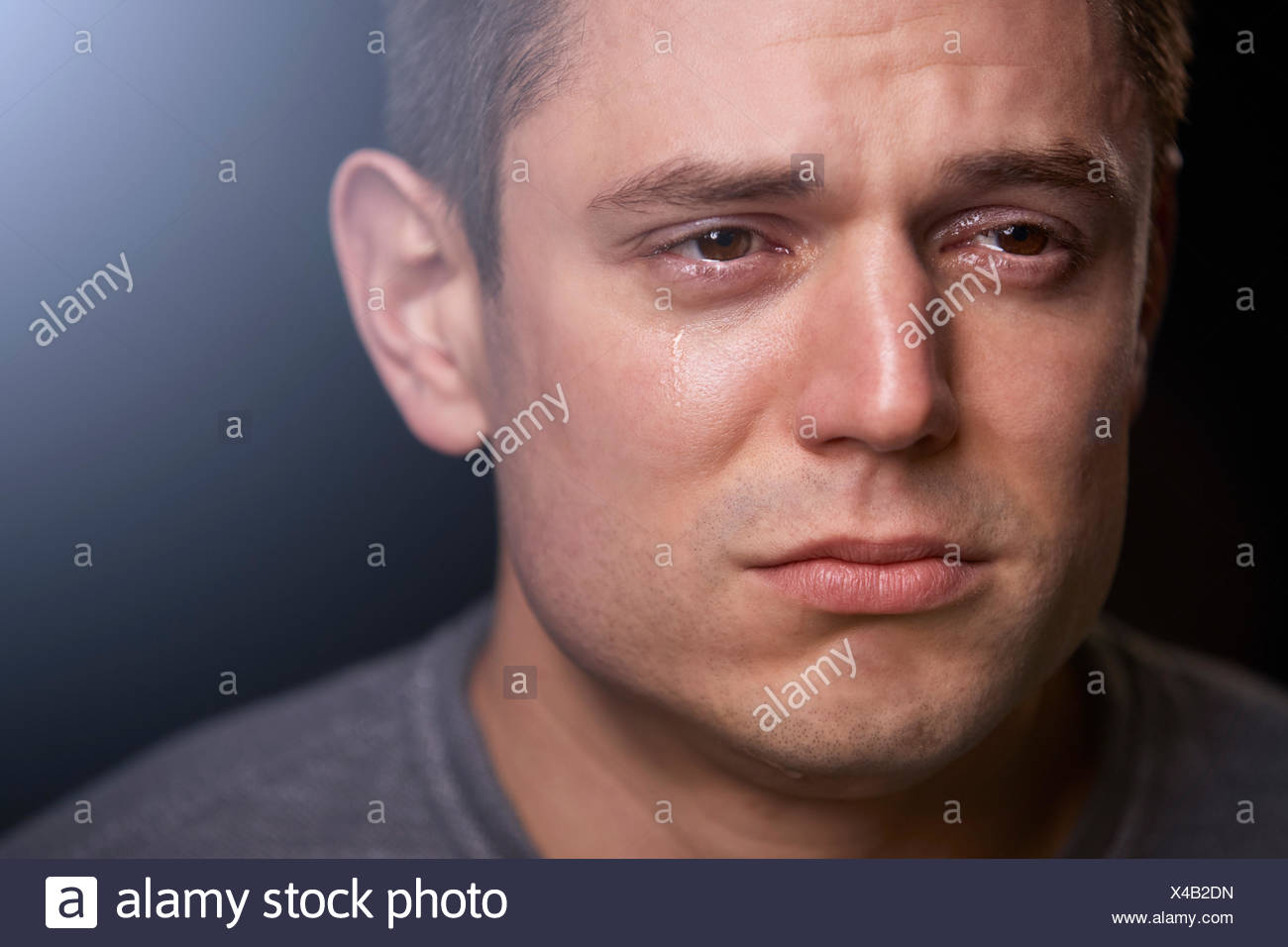 Crying Man Close Up Stock Photos & Crying Man Close Up Stock Images ...