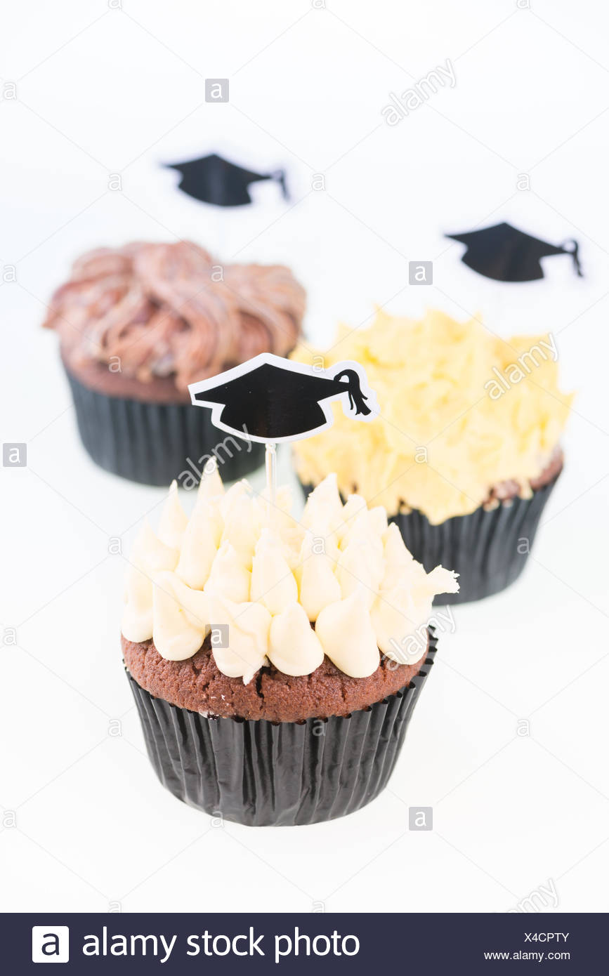 Graduation Cup Cakes Stock Photo 278105883 Alamy