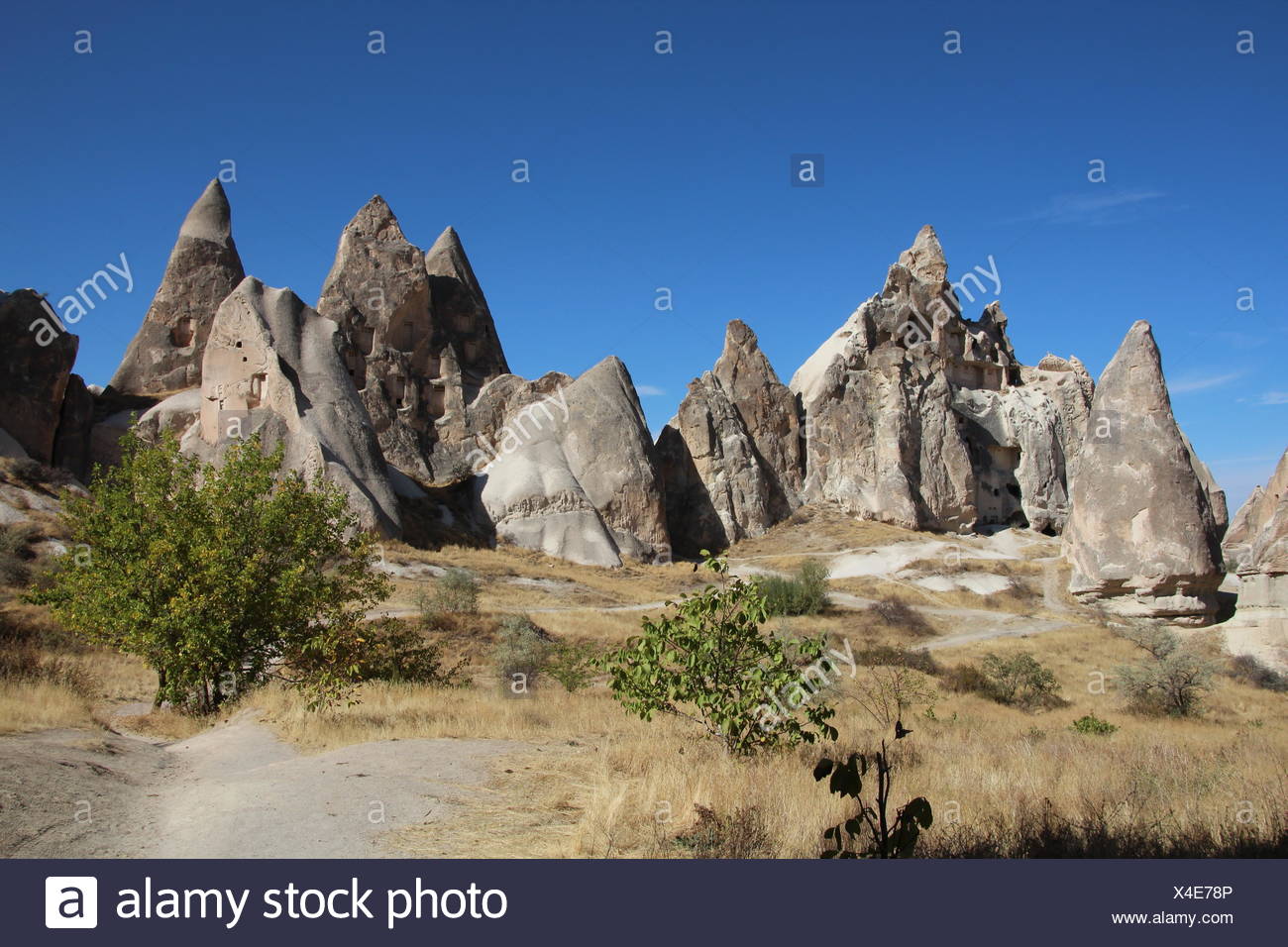 Rock Fireplaces In Cappadocia Stock Photo 278137574 Alamy