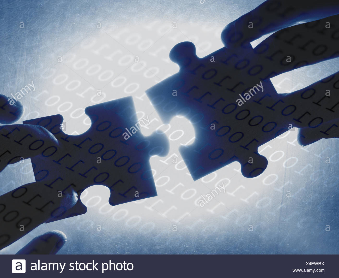 digital contact connect jigsaw puzzle jigsaw puzzle solution hand