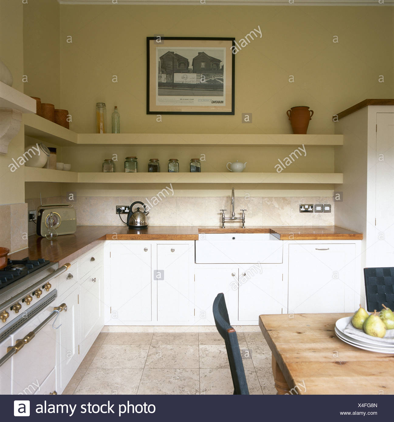 Kitchen Sink White Chairs Fridge And Vase On Table Kitchen Sink White Chairs Fridge And Vase On Table