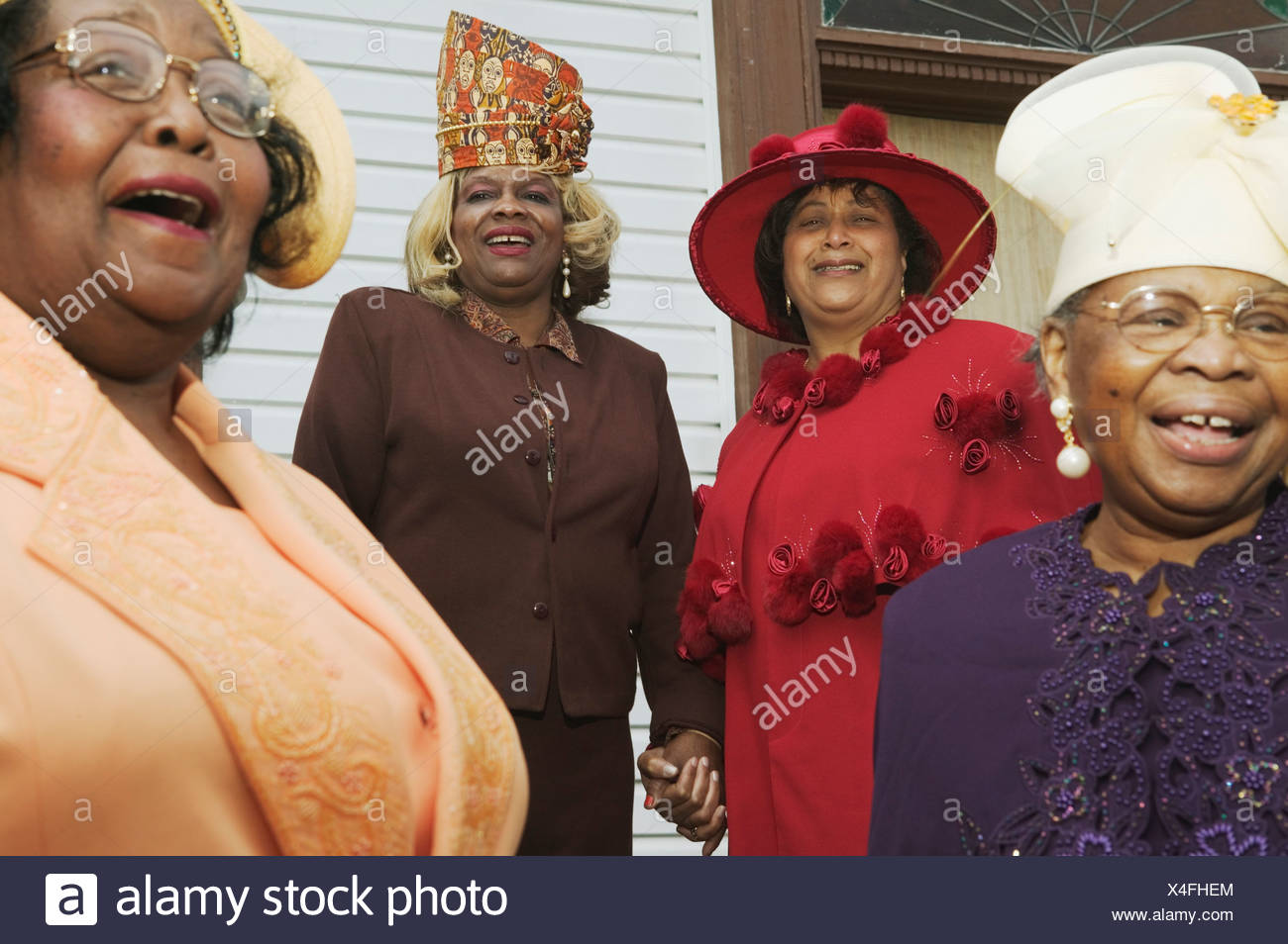ladies wearing hats