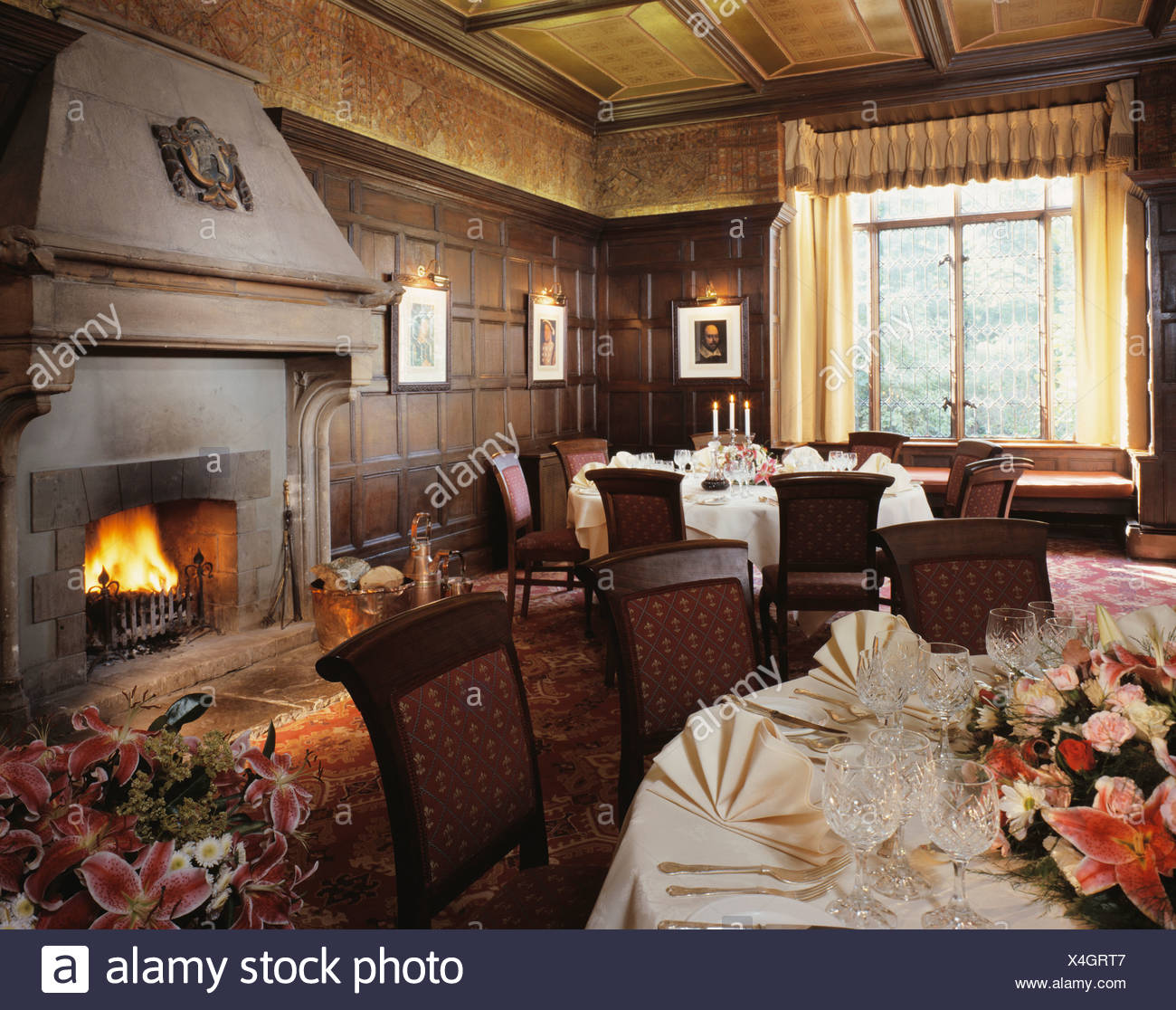 Commercial Hotels Restaurants Fireplaces Stock Photos Commercial