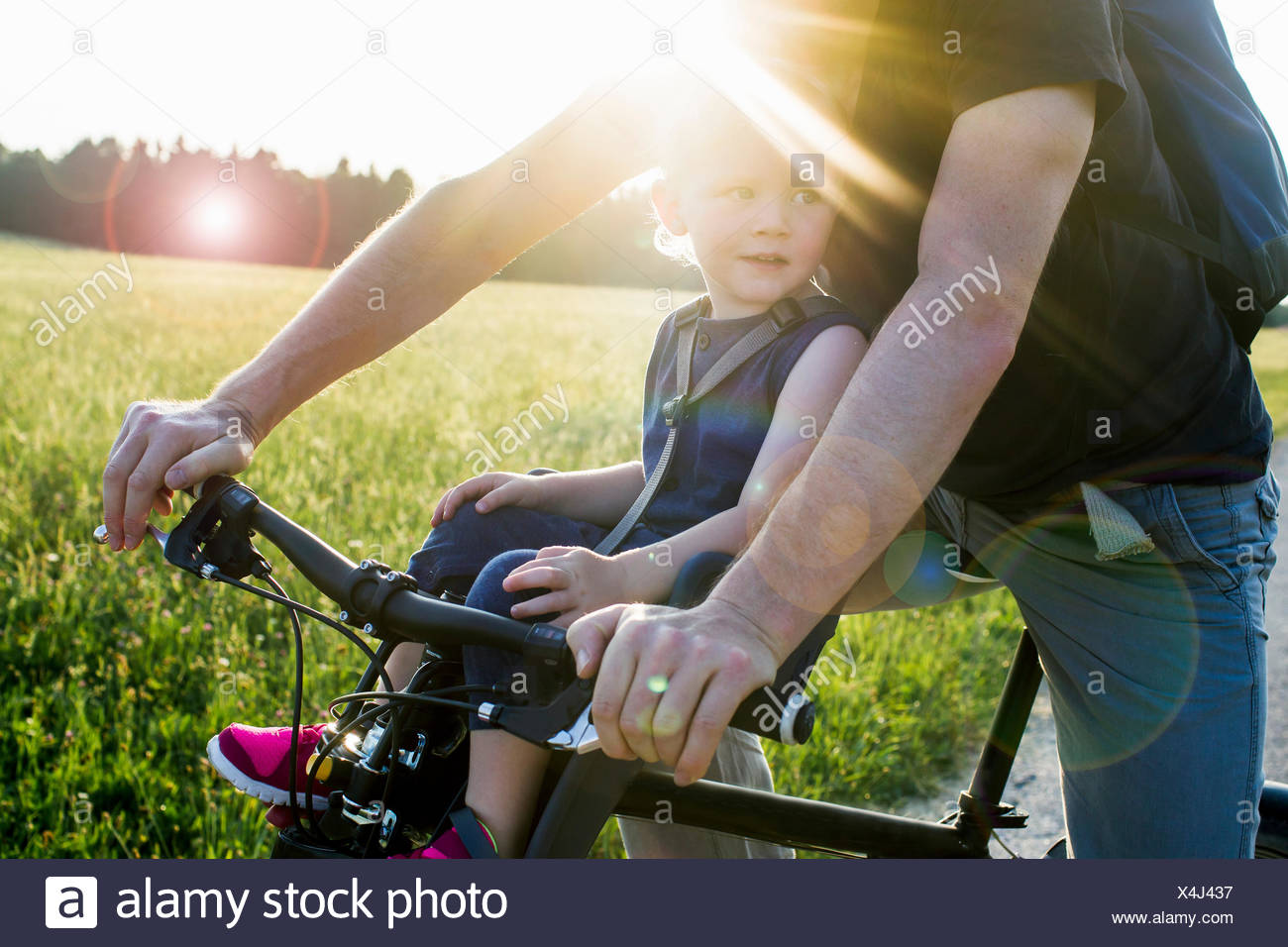 bike and baby